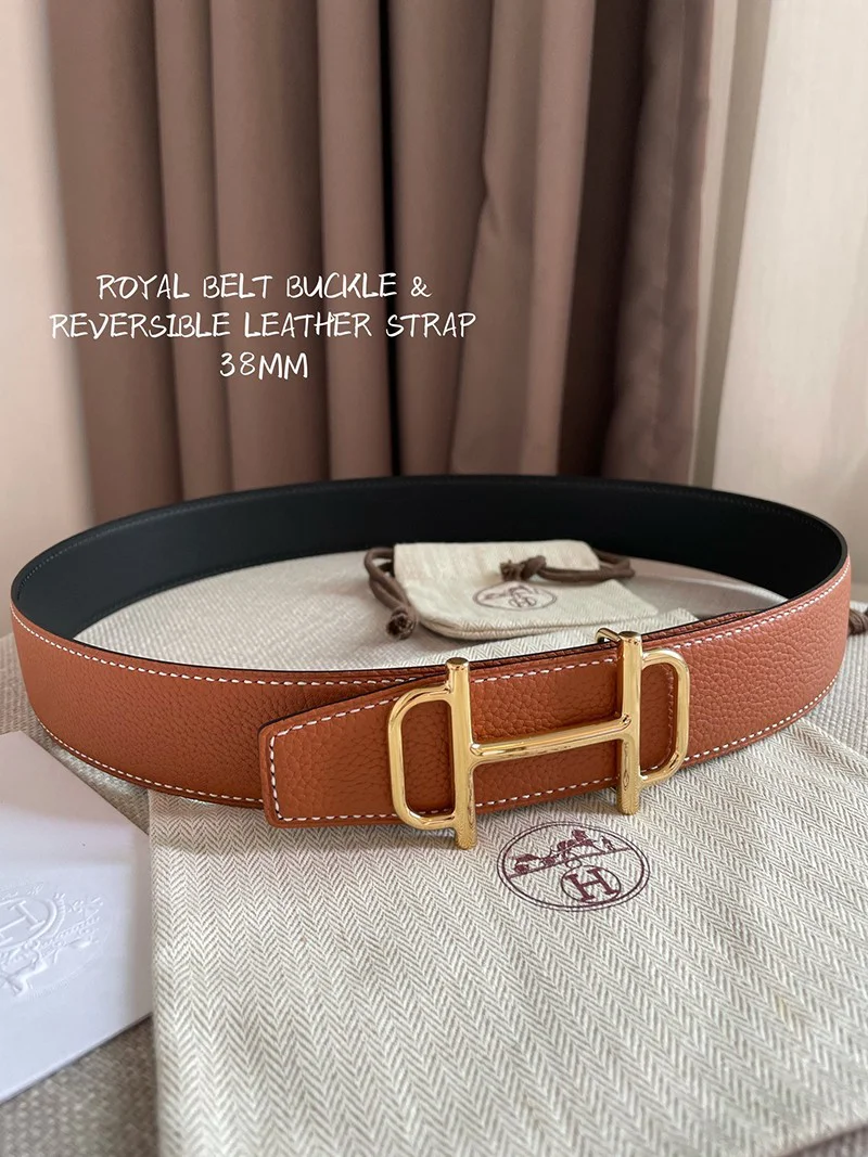 世界中で大人気♪【エルメス ベルト 偽物】ロイヤル リバーシブル レザー ベルト 32 mm erb63005