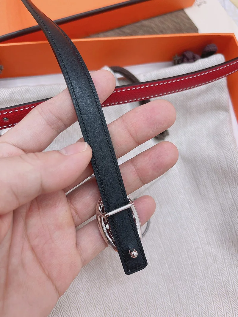 一目惚れ♪エルメス Hベルト 偽物☆レザーベルト リバーシブル シェーヌダンクル 13 mm erh82026