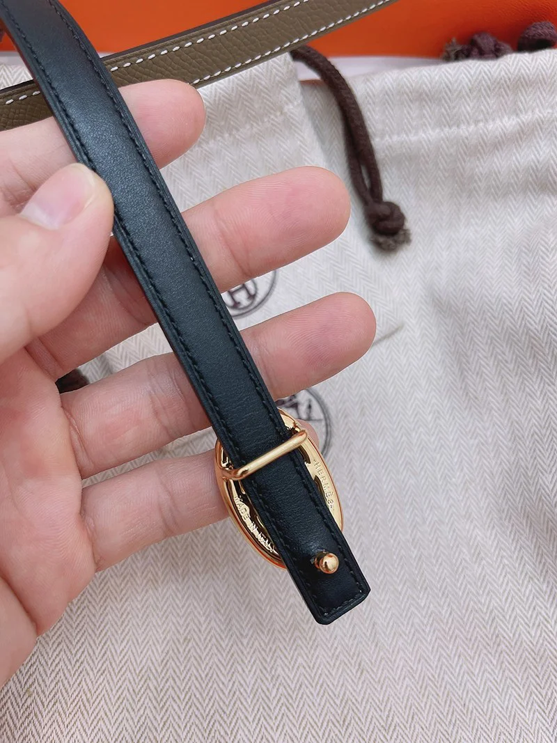 一目惚れ♪エルメス Hベルト 偽物☆レザーベルト リバーシブル シェーヌダンクル 13 mm erh82026