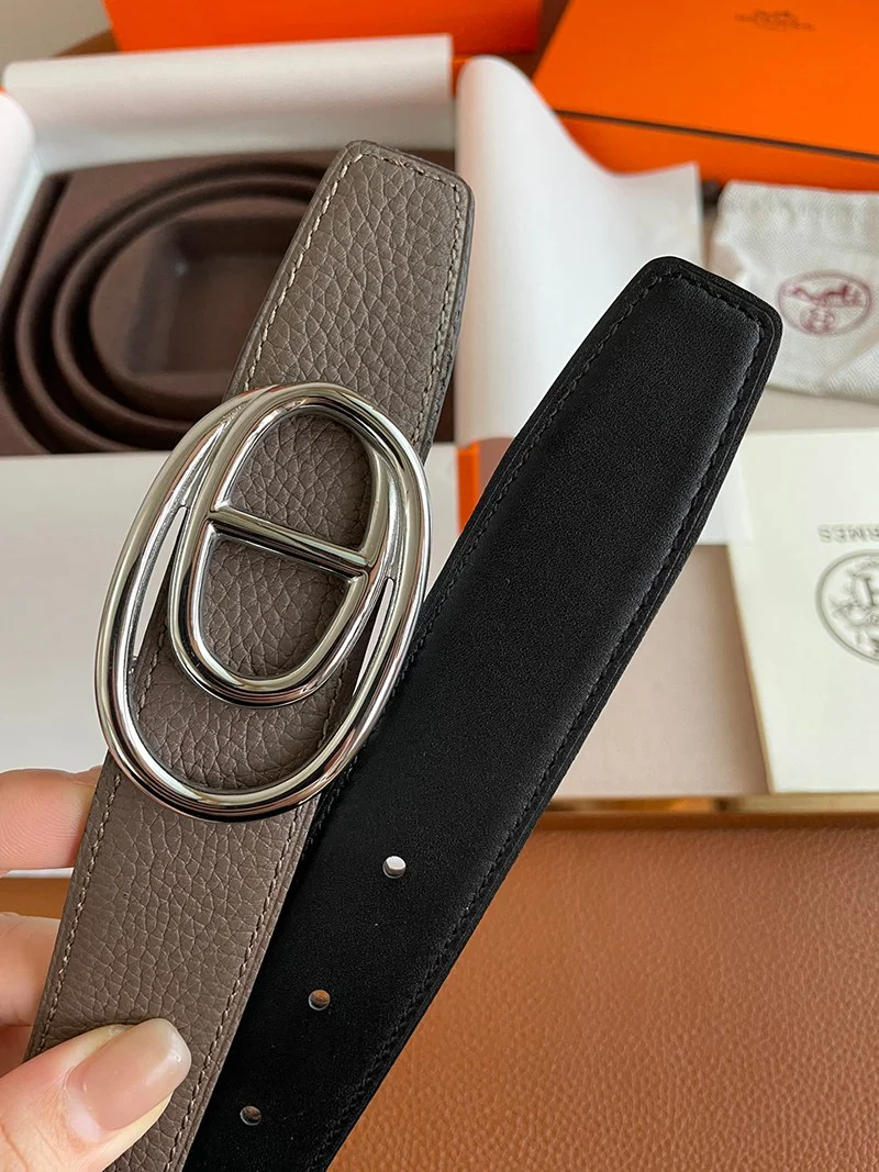 希少色エルメス ベルト 偽物☆リバーシブルベルト 32mm Odyssee erq95899