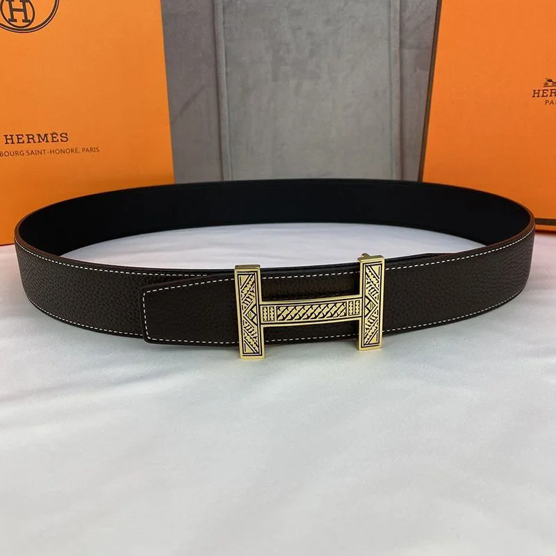 入手困難エルメス☆ベルトバックル Hギヨシェ リバーシブル 偽物 38mm 2色 err95779