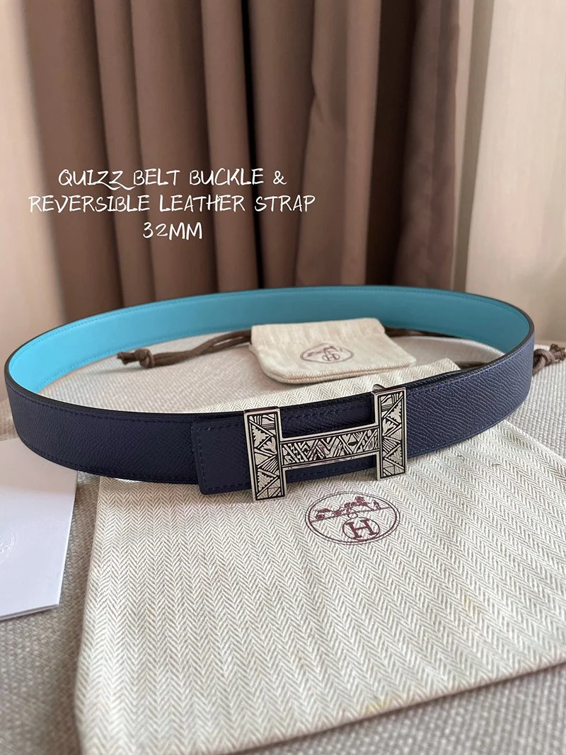 可愛いエルメス ベルトバックル コピー クイズ リバーシブルベルト 32 mm erv98541