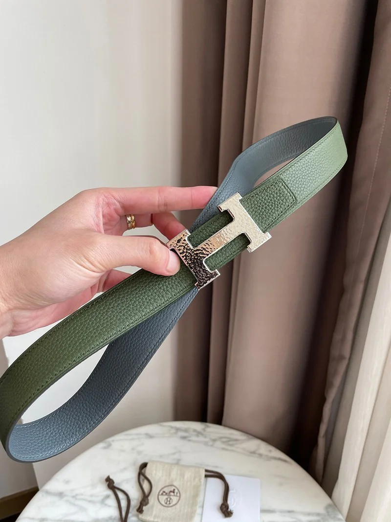 可愛いエルメス ベルト 偽物☆ベルトバックル H オ カレ リバーシブルベルト 32mm ery83554