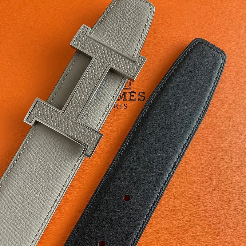 日本未入荷★エルメス★シルバー アンクレH 35mm リバーシブルベルト 偽物 ery95865