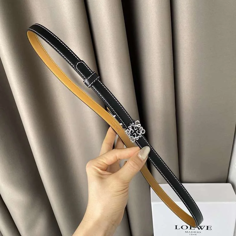 【ロエベ】カーフレザー アナグラム ベルト コピー 1.5 cm【追跡付】 loh40148