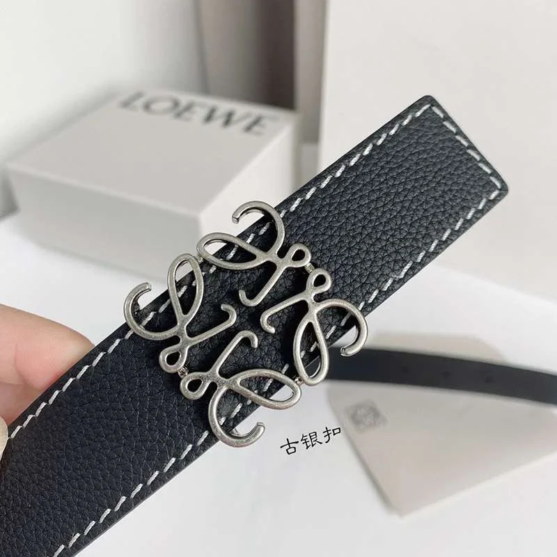 ★日本!!人気!ロエベ カーフレザー アナグラムバックルリバーシブルベルト コピー lov92314