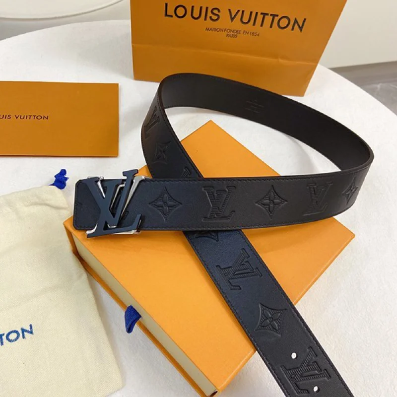 信用第一 ルイヴィトン ベルト 偽物 サンチュール・LVシェイプ リバーシブル トリヨン vuf67494
