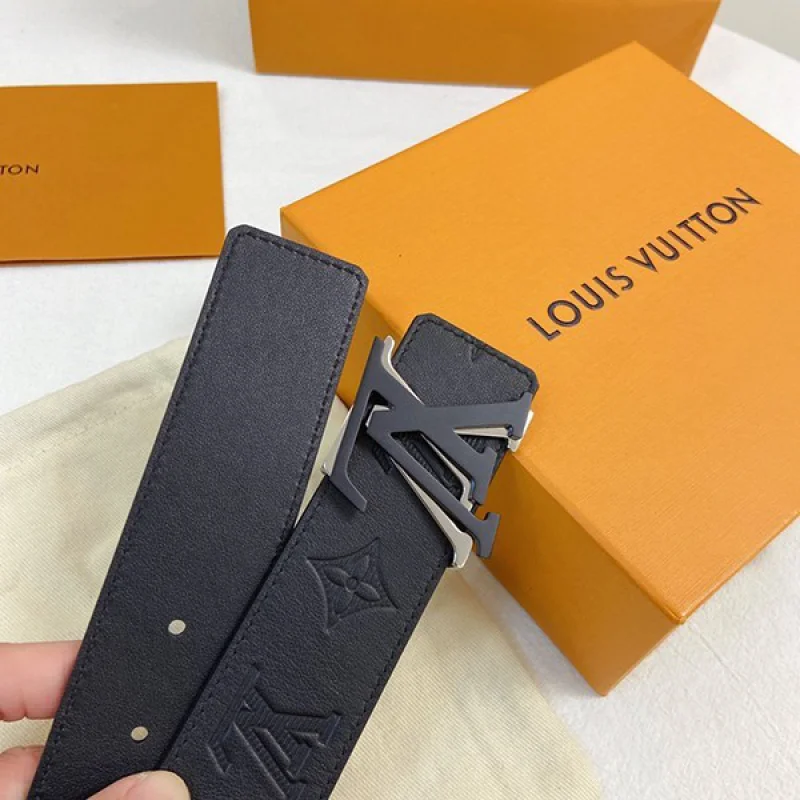信用第一 ルイヴィトン ベルト 偽物 サンチュール・LVシェイプ リバーシブル トリヨン vuf67494