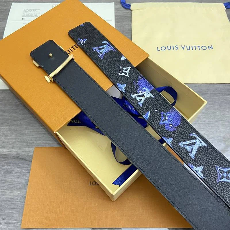 可愛いルイヴィトン 偽物 サンチュール・LVイニシャル 40MM リバーシブルベルト vul27148