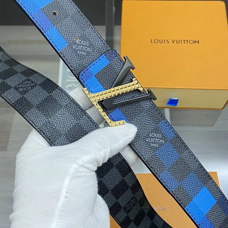 累積売上総額第１位！ルイヴィトン サンチュール・LVダイヤモンド 偽物 40MM リバーシブルベルト vum29975