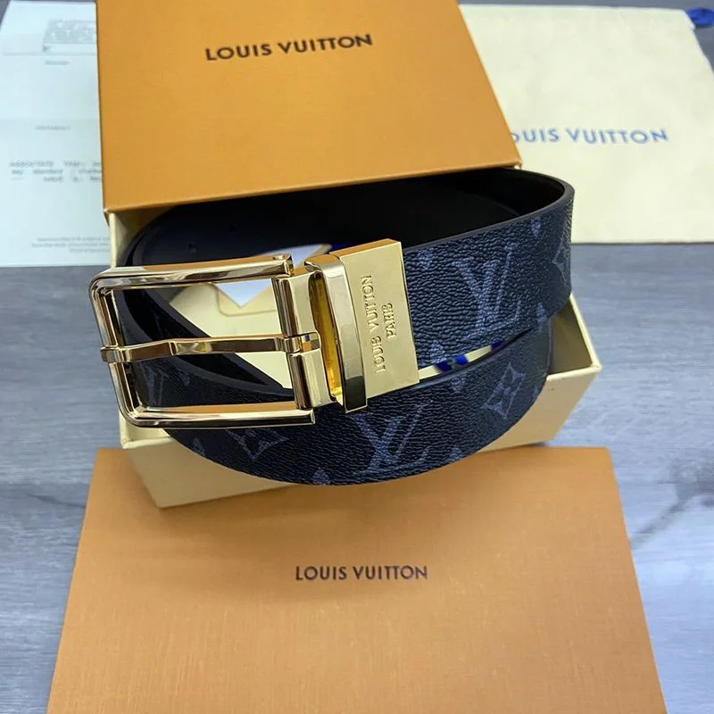 入手困難ルイヴィトン 偽物 サンチュール・ポンヌフ リバーシブルベルト vun30012