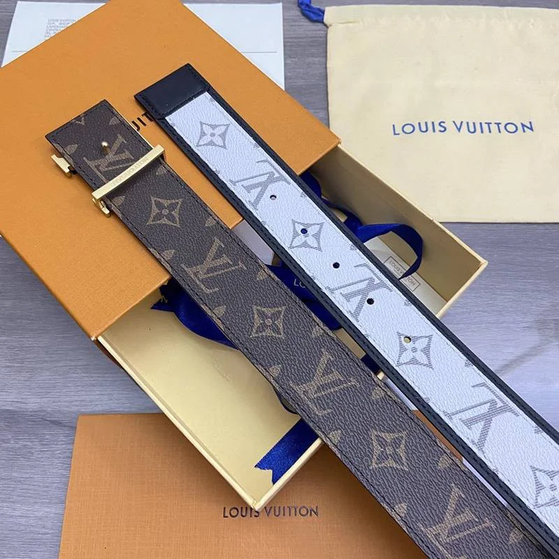 可愛いルイヴィトン サンチュール・LVイニシャル 偽物 40MM リバーシブルベルト vuo86362