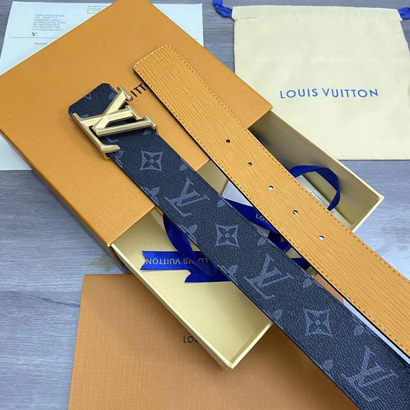可愛いルイヴィトン サンチュール・LVピラミッド コピー 40MM リバーシブルベルト vuq17653