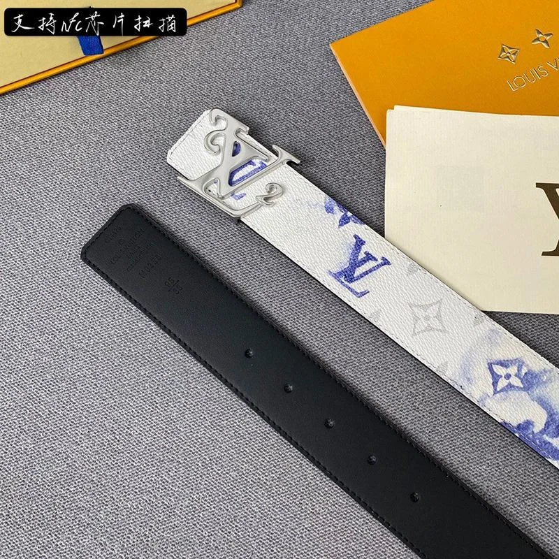NIGO x ルイヴィトン「LV2」限定コラボ♪サンチュール・LVシェイプ コピー 40MM リバーシブルベルト vuw04357