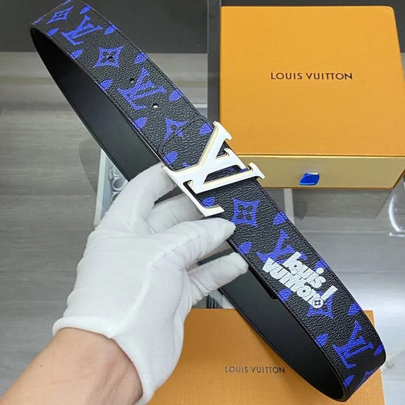 21AW新作ルイヴィトン ベルト コピー サンチュール・LVピラミッド 40MM リバーシブル vux74238