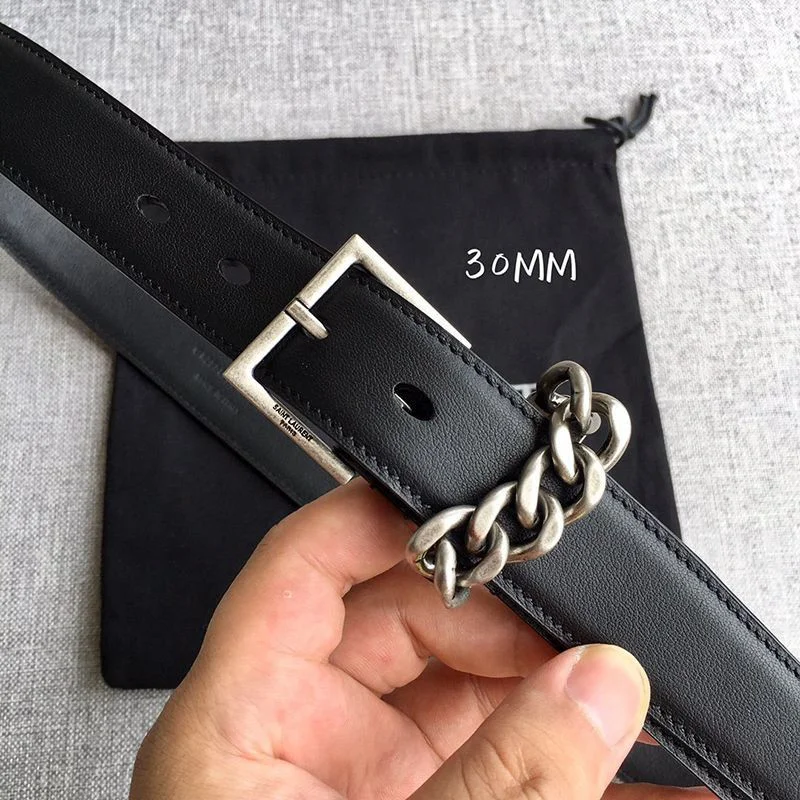 目を惹くカラー サンローラン 偽物 モノグラム ナローベルト 20/30mm 6色 Sab77588