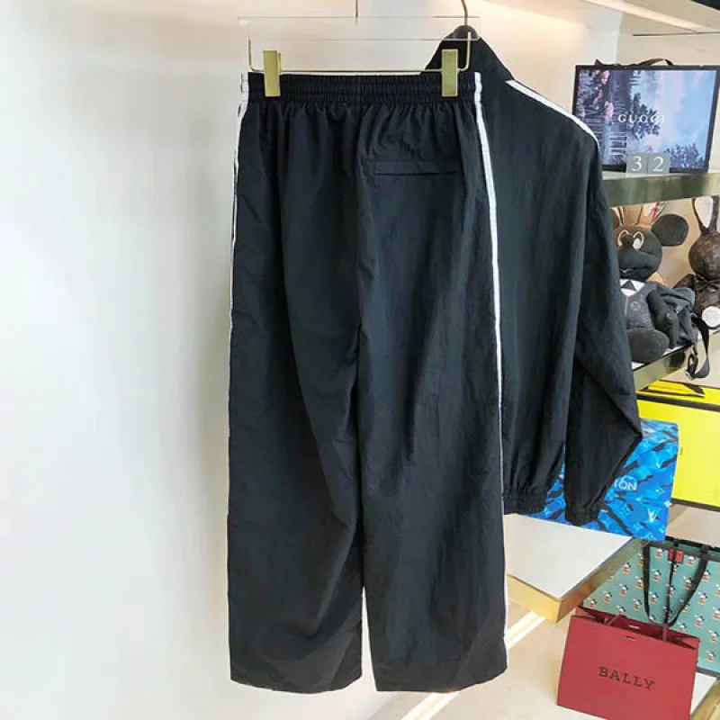 バレンシアガ アディダス コピー トラックパンツ ブラック 712283TNQ221000
