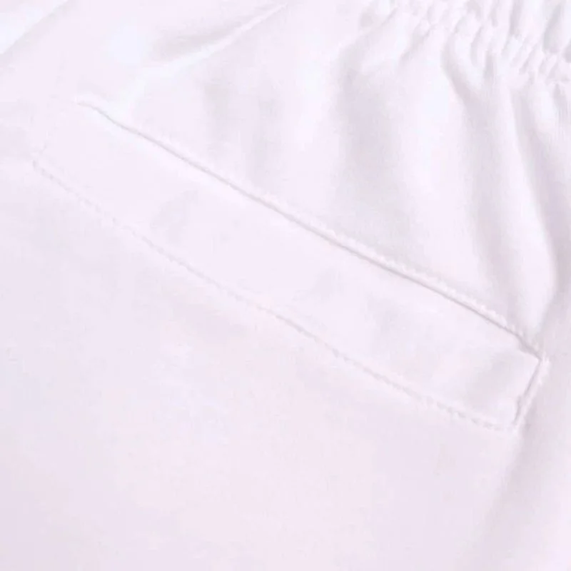 【日本未発売】バレンシアガ Political Campaign Sweat パンツ 偽物★カーリーフリース　ホワイト bai35225
