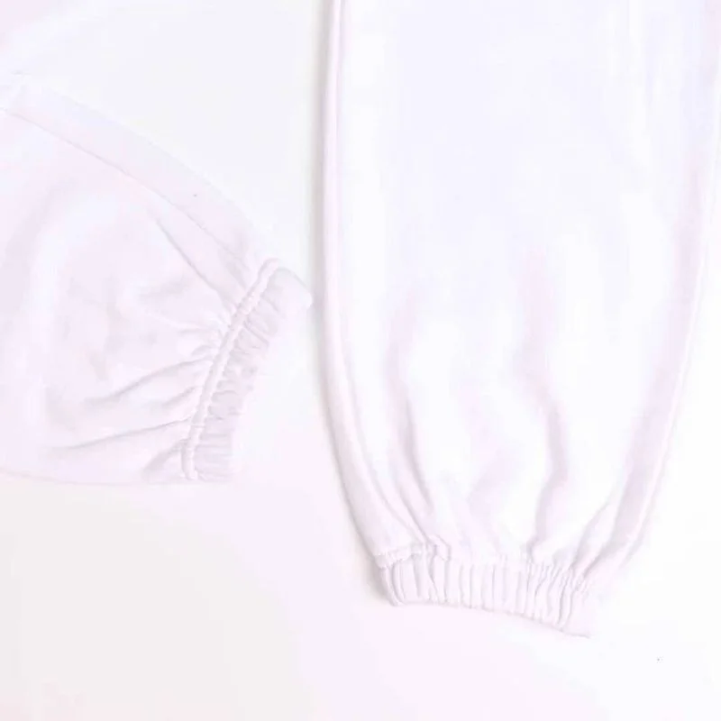 【日本未発売】バレンシアガ Political Campaign Sweat パンツ 偽物★カーリーフリース　ホワイト bai35225