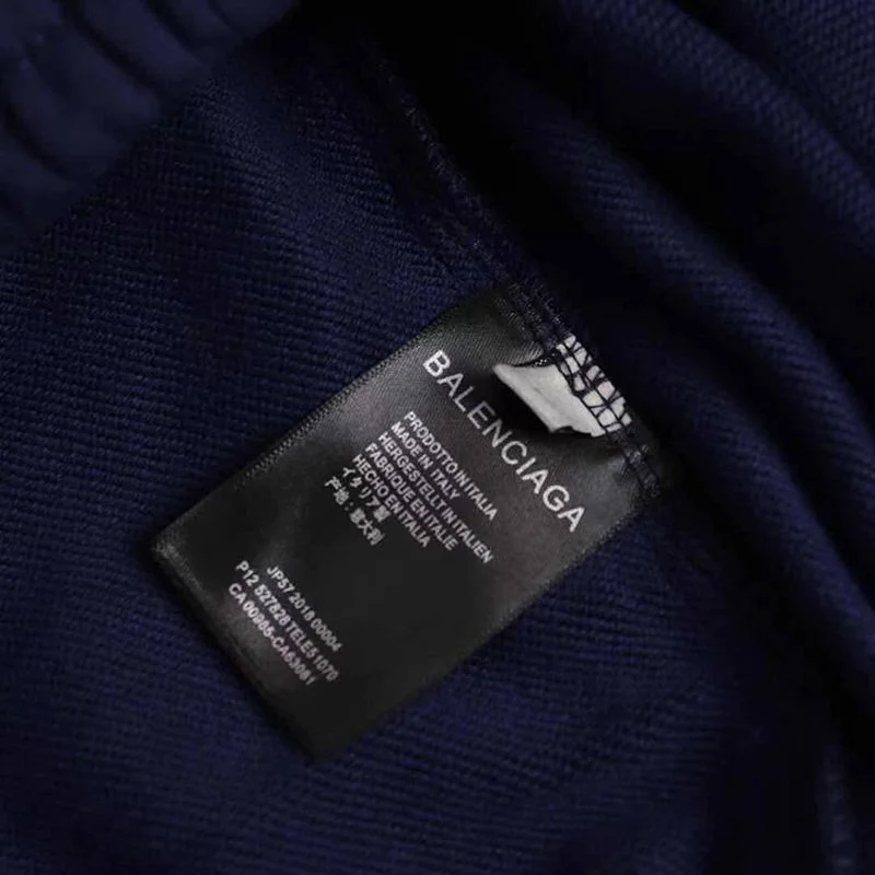 送料込バレンシアガ Political Campaign Sweat パンツ コピー★カーリーフリース　ブルー bak12802