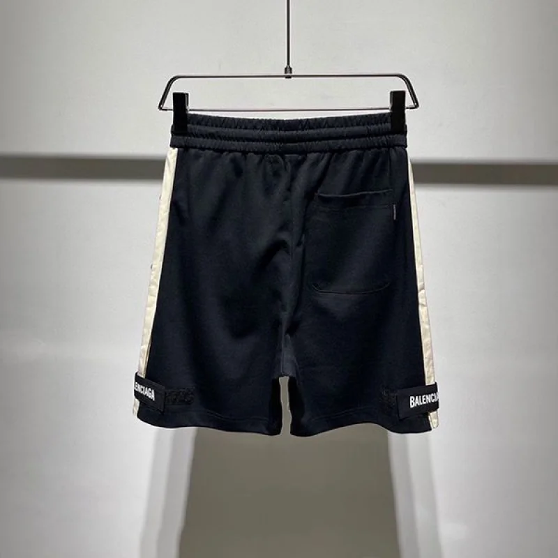 超希少！バレンシアガ コピー ブラウン ロゴ コットン スウェット ハーフパンツ bas84419