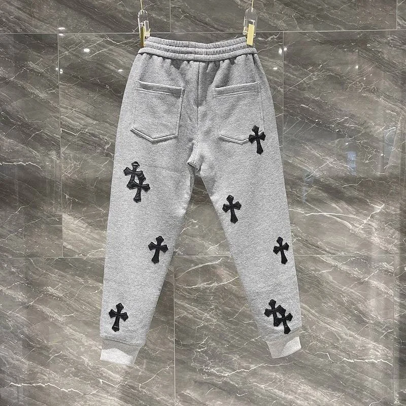 日本未入荷クロムハーツ【CHスウェットパンツ】◆スクロールラベル 偽物 2色 Kui59146