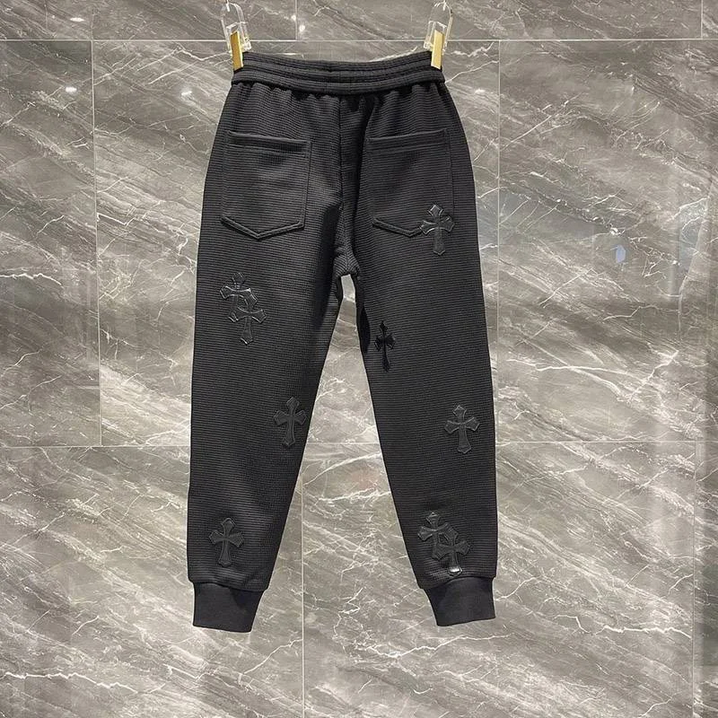 日本未入荷クロムハーツ【CHスウェットパンツ】◆スクロールラベル 偽物 2色 Kui59146