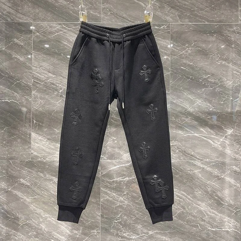 日本未入荷クロムハーツ【CHスウェットパンツ】◆スクロールラベル 偽物 2色 Kui59146