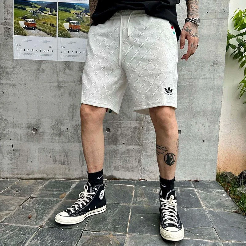 超希少!コラボ★ adidas x グッチ コピー elastic ヴィスコース ショートパンツ 700480XKCIF9791