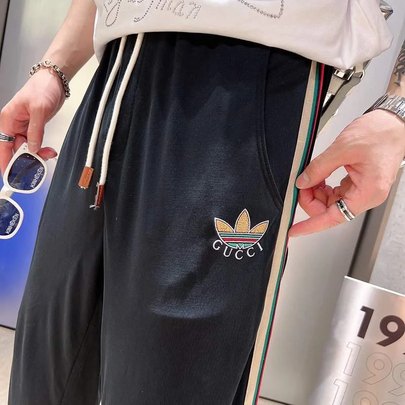 お洒落に♪グッチ×アディダス ウェブジョギングパンツ コピー guo97149