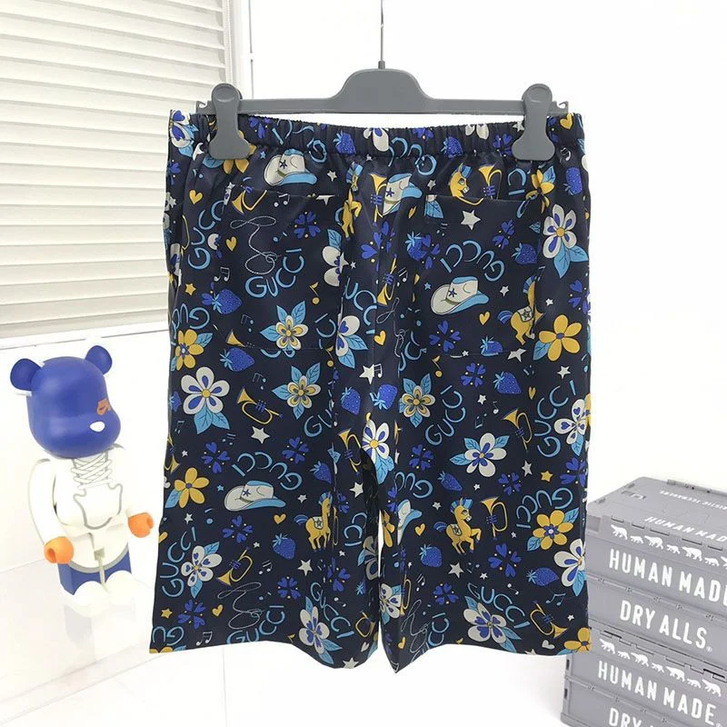 【日本未発売】グッチ ジオメトリック プリント ボウリングシャツ コピー 上下セット gur57279