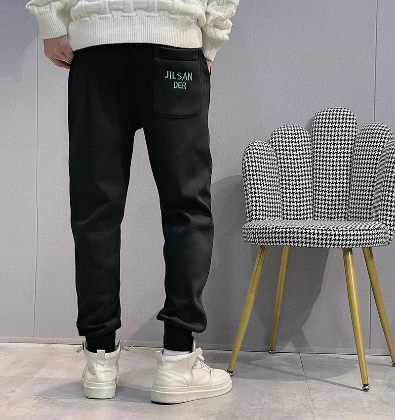 最安値挑戦ジルサンダー パンツ コピー モノグラム★コットン スウェットパンツ Jiq25621
