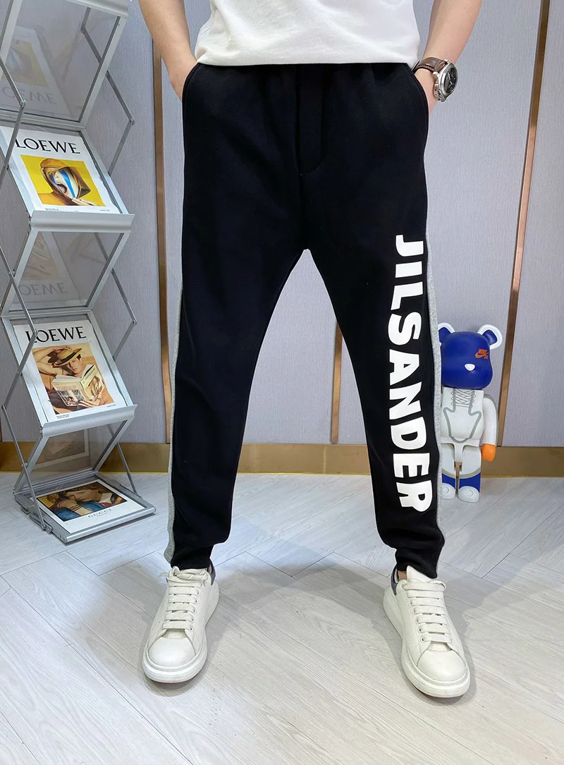 【日本未発売】ジルサンダー パンツ コピー モノグラム★コットン スウェットパンツ Jic74540