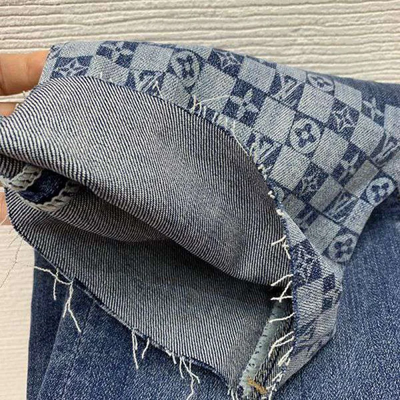 高品質♪♪♪ルイヴィトン デニムパンツ コピー モノグラムパッチワーク vuo70510