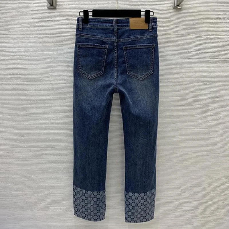 高品質♪♪♪ルイヴィトン デニムパンツ コピー モノグラムパッチワーク vuo70510