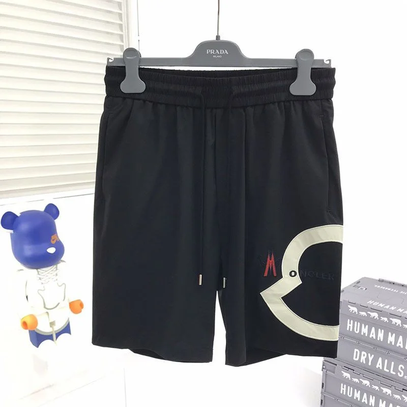 【国内発送・関税込】モンクレール 偽物 ロゴパッチトラックショートパンツ mof40489