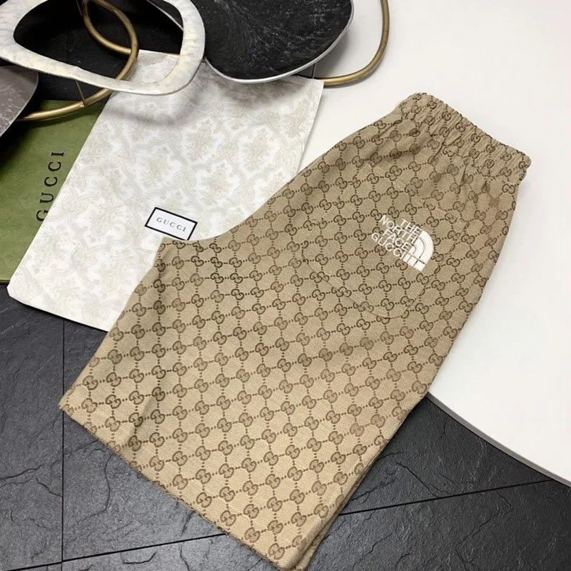 ★日本!!人気！グッチ x ノースフェイス★GGロゴハーフパンツ コピー ★ショーツ Noo41732
