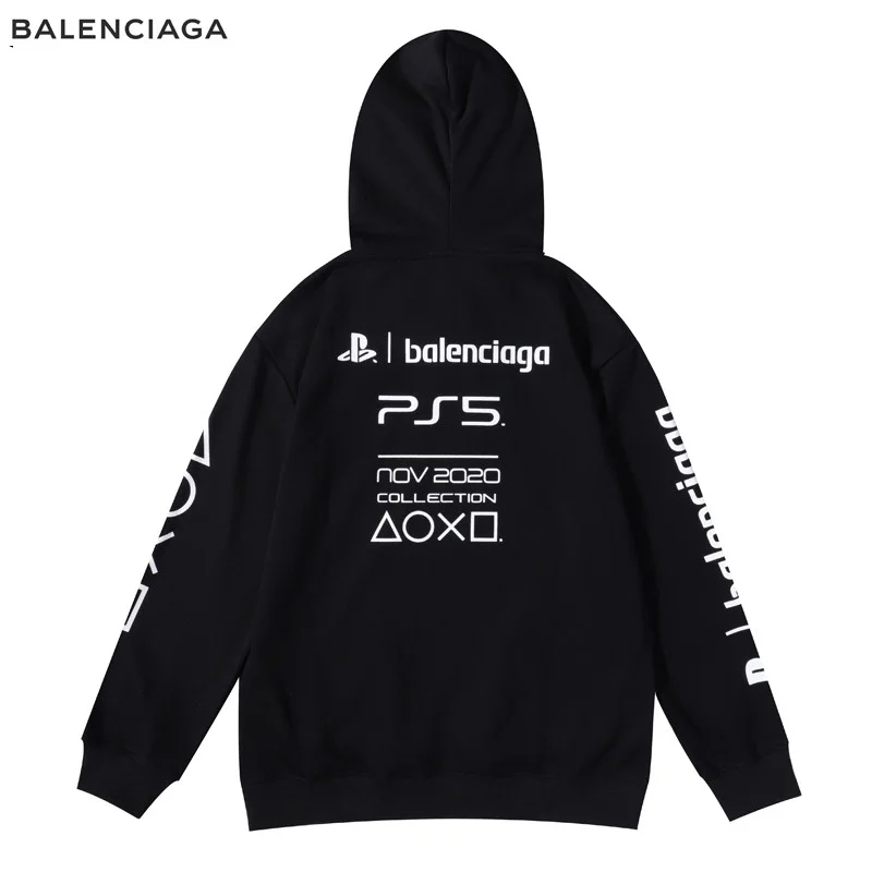 大人気!★バレンシアガ パーカー コピー★オーバーサイズ PlayStation パーカー 651799TKVF41070