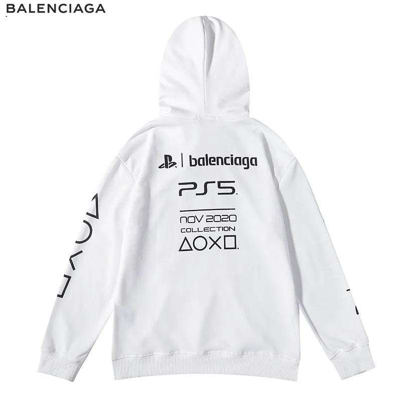 大人気!★バレンシアガ パーカー コピー★オーバーサイズ PlayStation パーカー 651799TKVF41070