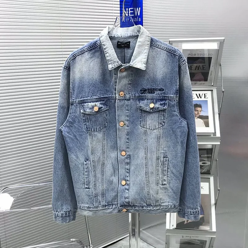 【日本未発売】バレンシアガ Corporate Large Fit ジャケット コピー★ヴィンテージブルー ライトデニム 657608TDW154307