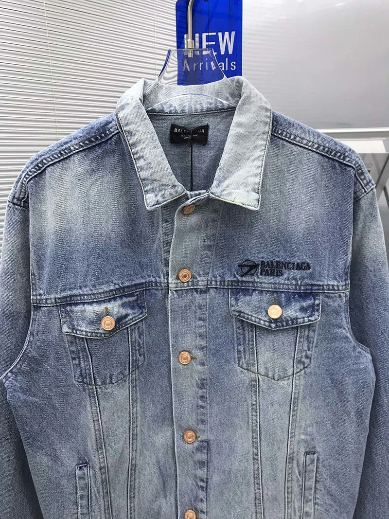【日本未発売】バレンシアガ Corporate Large Fit ジャケット コピー★ヴィンテージブルー ライトデニム 657608TDW154307