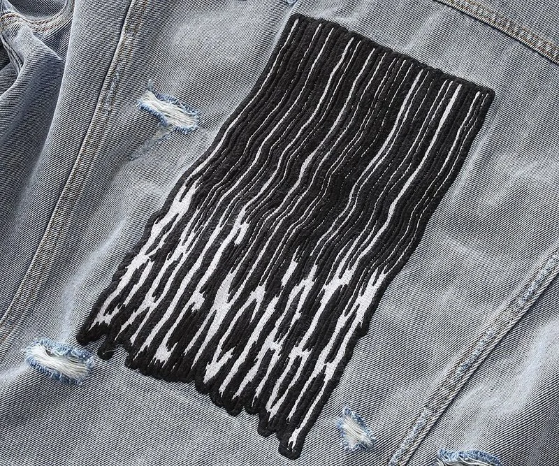 目を惹くカラーバレンシアガ Barcode Large Fit ジャケット 偽物★ライトブルーデニム 664329TBP488961