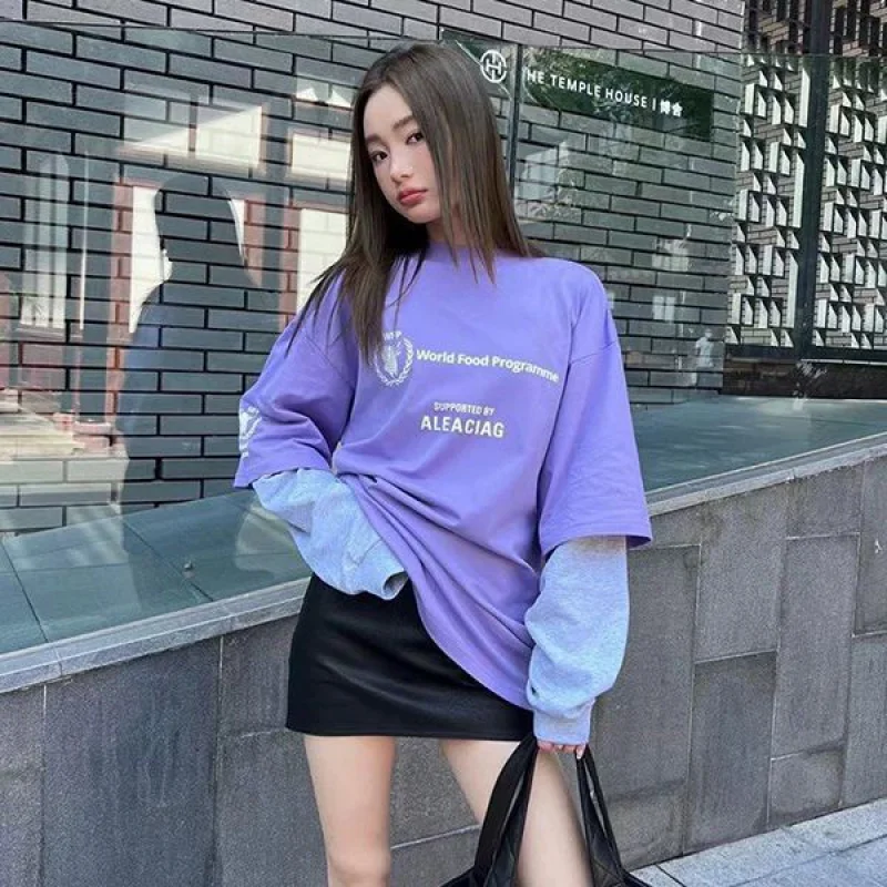 希少色バレンシアガ WFP ダブルスリーブTシャツ 長袖 コピー 6色 698089TMVL21070