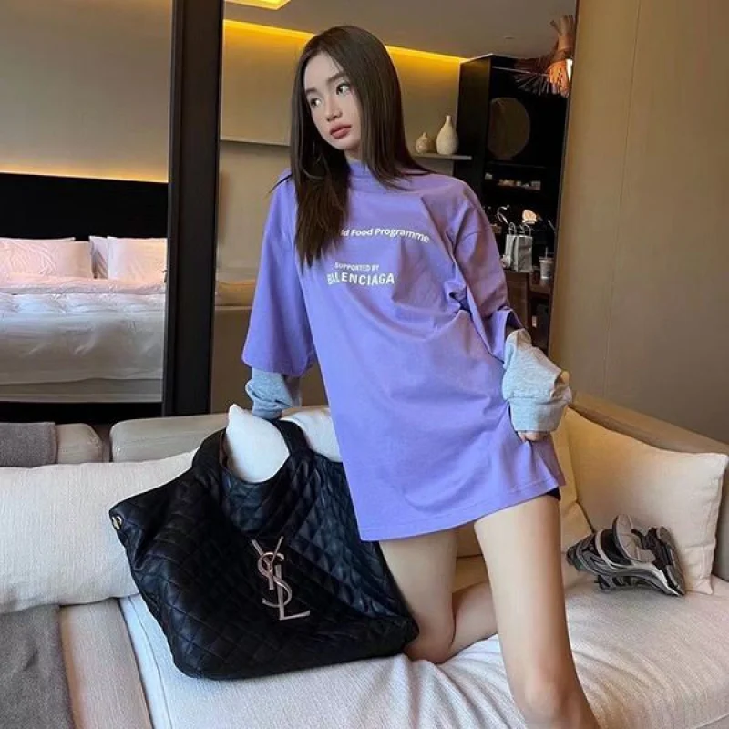 希少色バレンシアガ WFP ダブルスリーブTシャツ 長袖 コピー 6色 698089TMVL21070