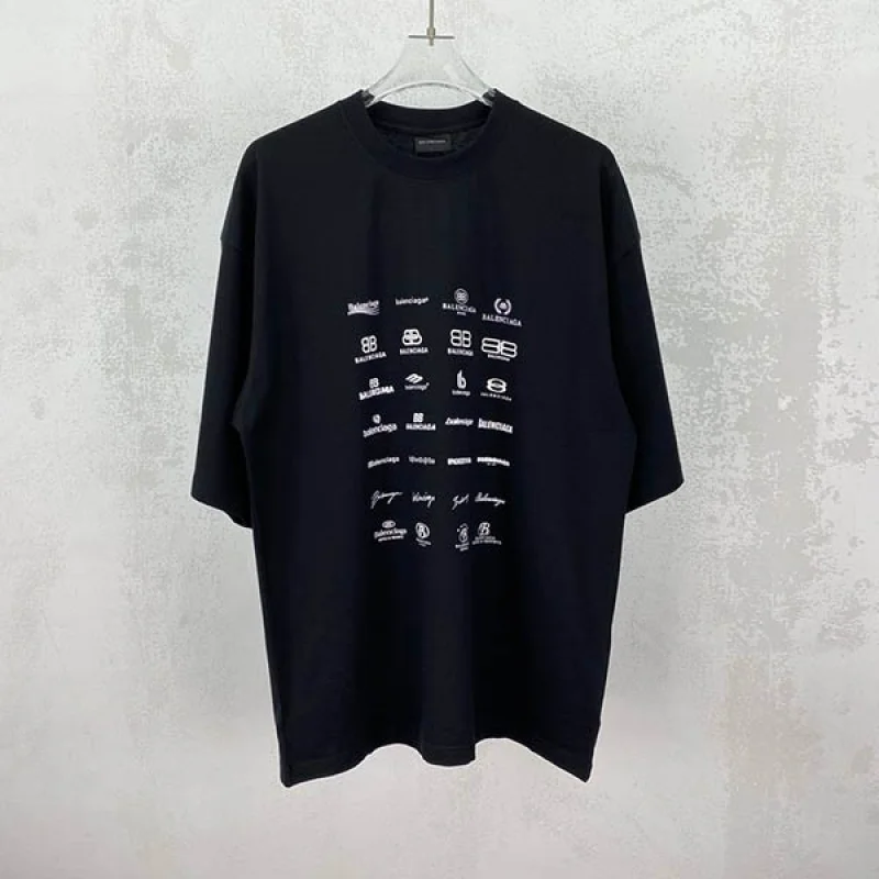 【バレンシアガ コピー】ARCHIVES LOGOS Tシャツ オーバーサイズ 2色 712398TNVQ79784