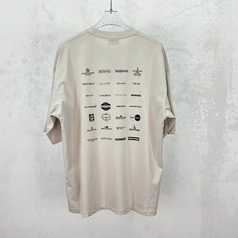 【バレンシアガ コピー】ARCHIVES LOGOS Tシャツ オーバーサイズ 2色 712398TNVQ79784