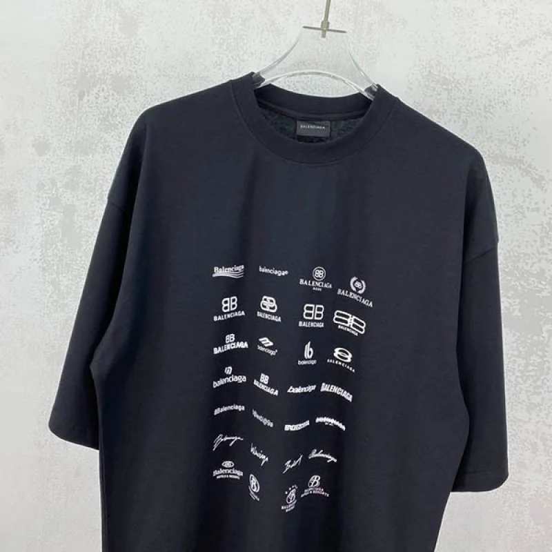 【バレンシアガ コピー】ARCHIVES LOGOS Tシャツ オーバーサイズ 2色 712398TNVQ79784