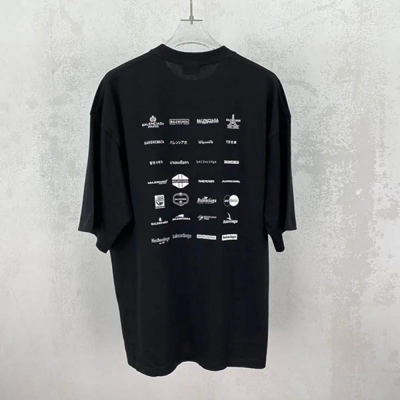 【バレンシアガ コピー】ARCHIVES LOGOS Tシャツ オーバーサイズ 2色 712398TNVQ79784