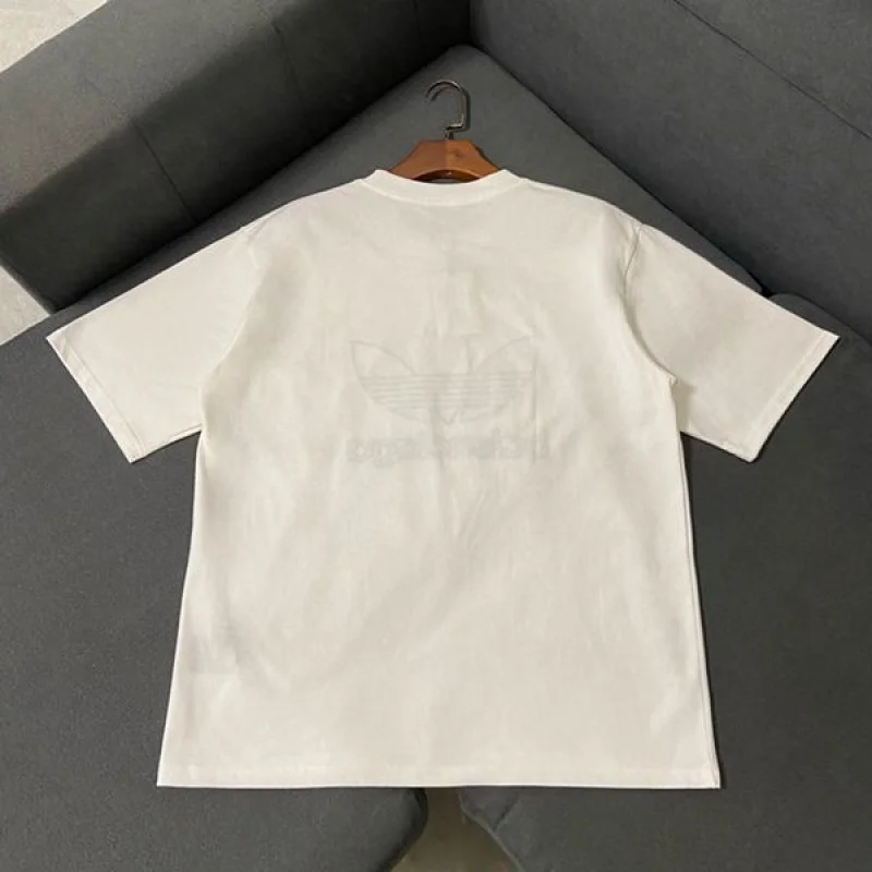 大人気!バレンシアガ アディダス 偽物 コラボ♡オーバーサイズTシャツ 723976TN VN83775