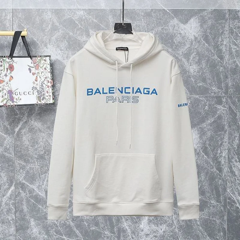 可愛いバレンシアガ コピー LOGO ミディアムフィット フーディー 両面ロゴ baq67418